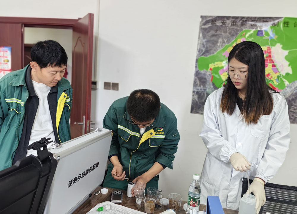 萊恩德GT80土壤養(yǎng)分檢測儀助力延安新區(qū)市政建設與生態(tài)管理